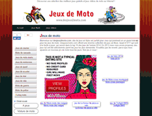 Tablet Screenshot of desjeux2moto.com